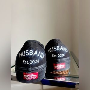 Custom 2024 Husband Vans Authentic Shoes